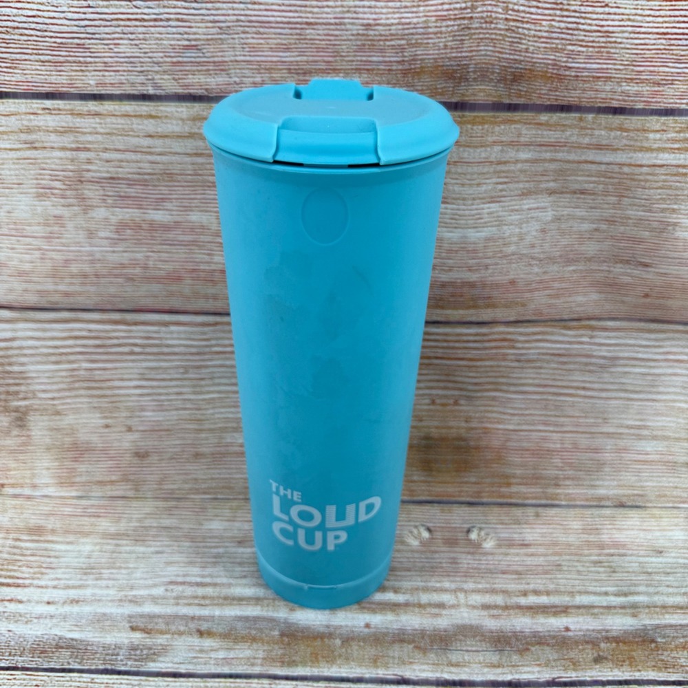 The Loud Cup Blue 2-in-1 Travel Tumbler and Integrated Air Horn Noise Maker
